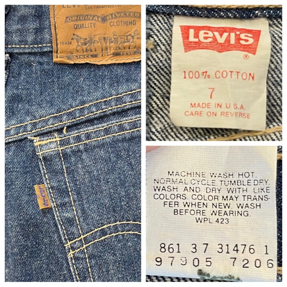 Vintage Levi’s denim jean skirt - Picture 6 of 9